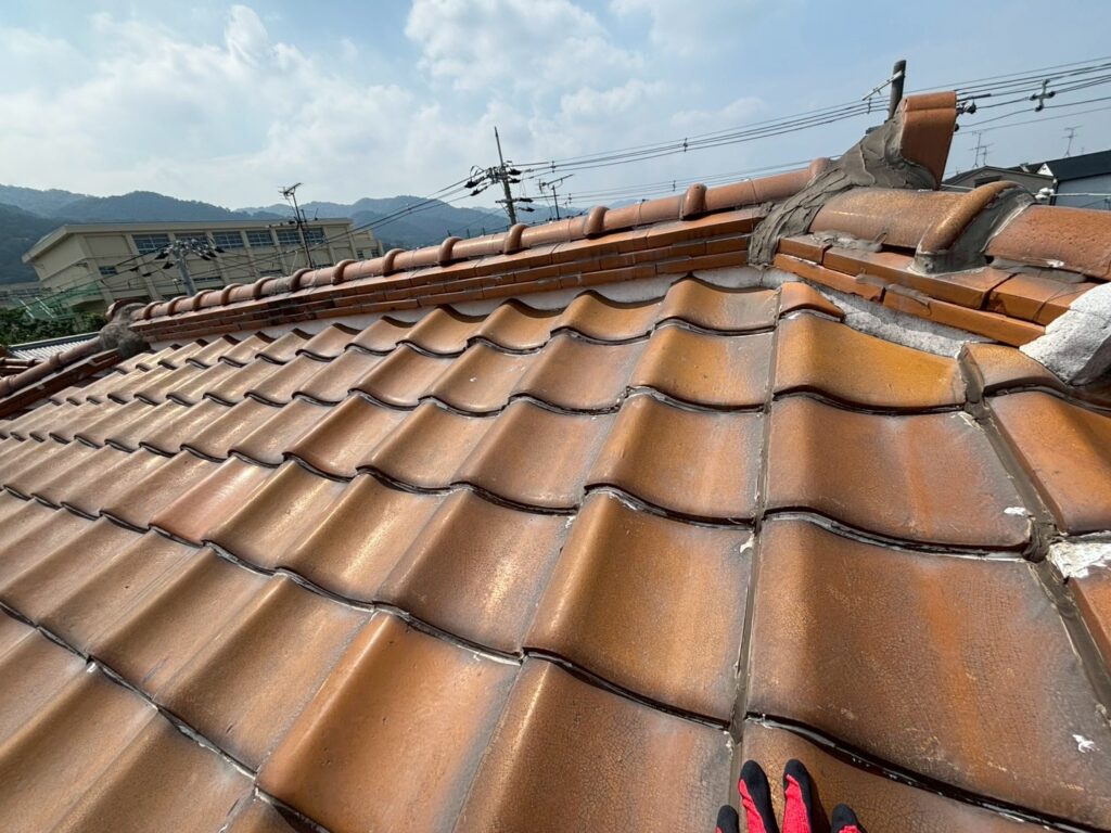 漆喰打ち替え工事 施工前